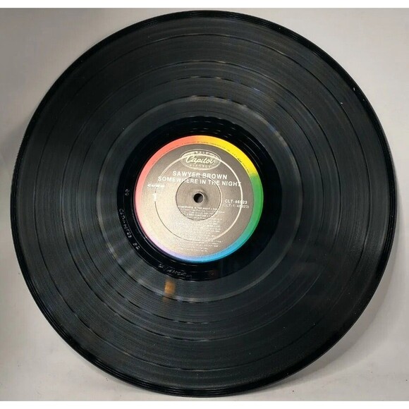 Sawyer Brown "Somewhere In The Night" LP 1987 Record - Capitol CLT 46923 - Picture 7 of 12